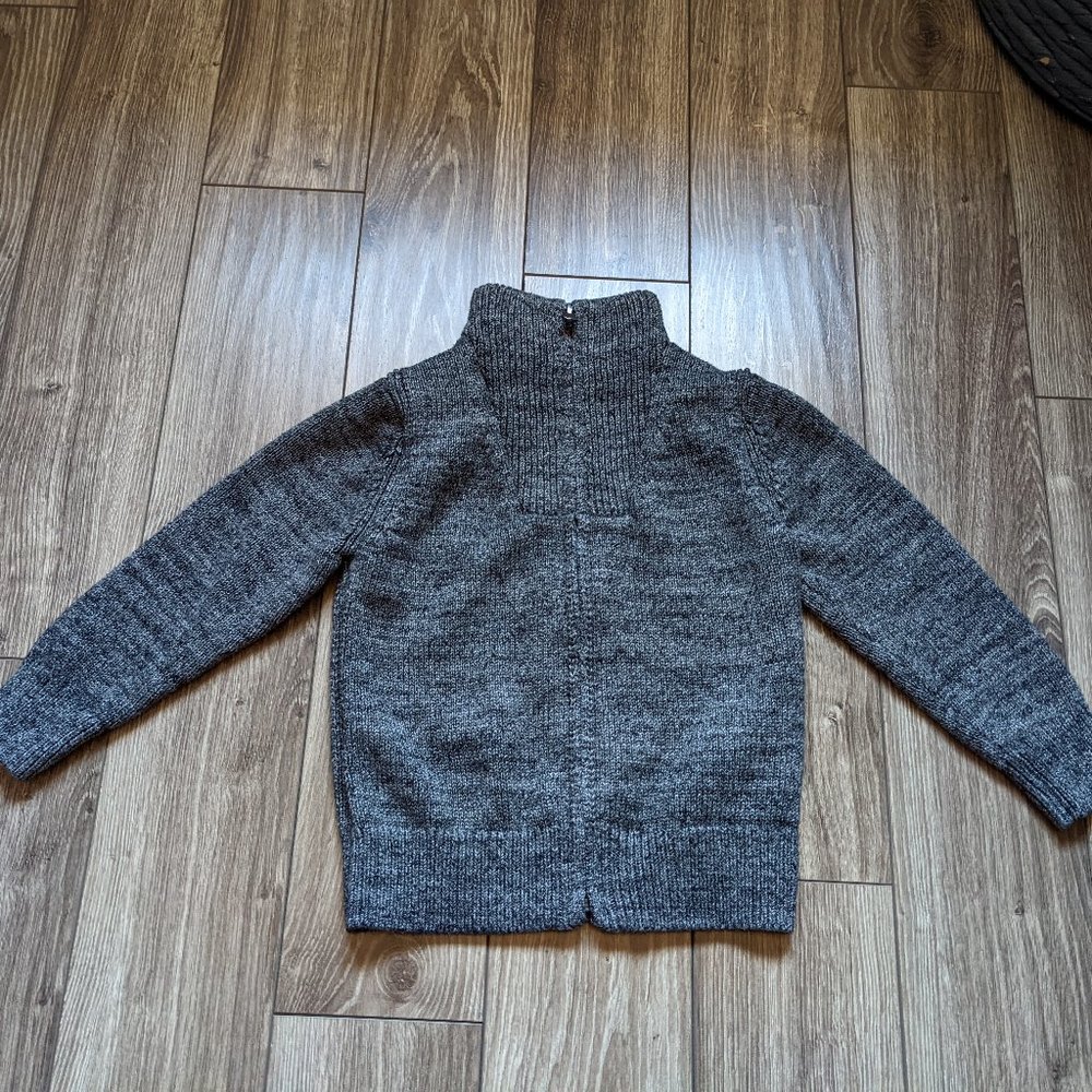 EUC Toddler Boy (4-5Y*) - GAP Mockneck Zip Up Sweater